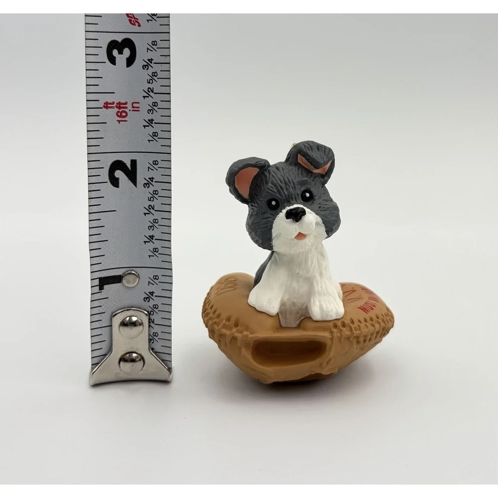 1990 Hallmark Keepsake Ornament Brother Dog Puppy Most Valuable Brother Vintage